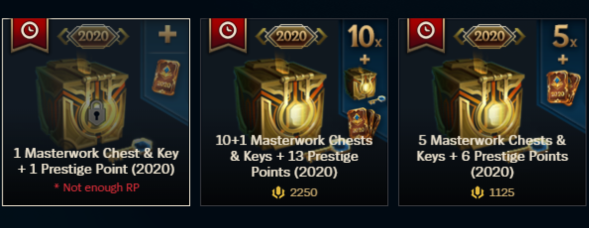 RP chest in LoL