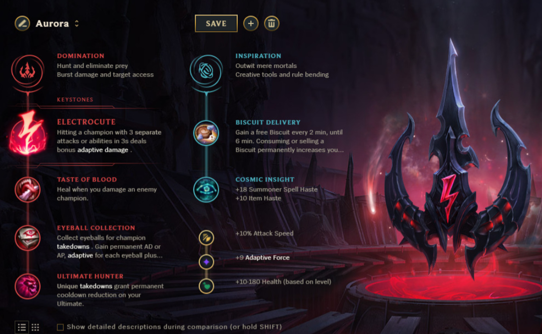 Runes for Aurora domination