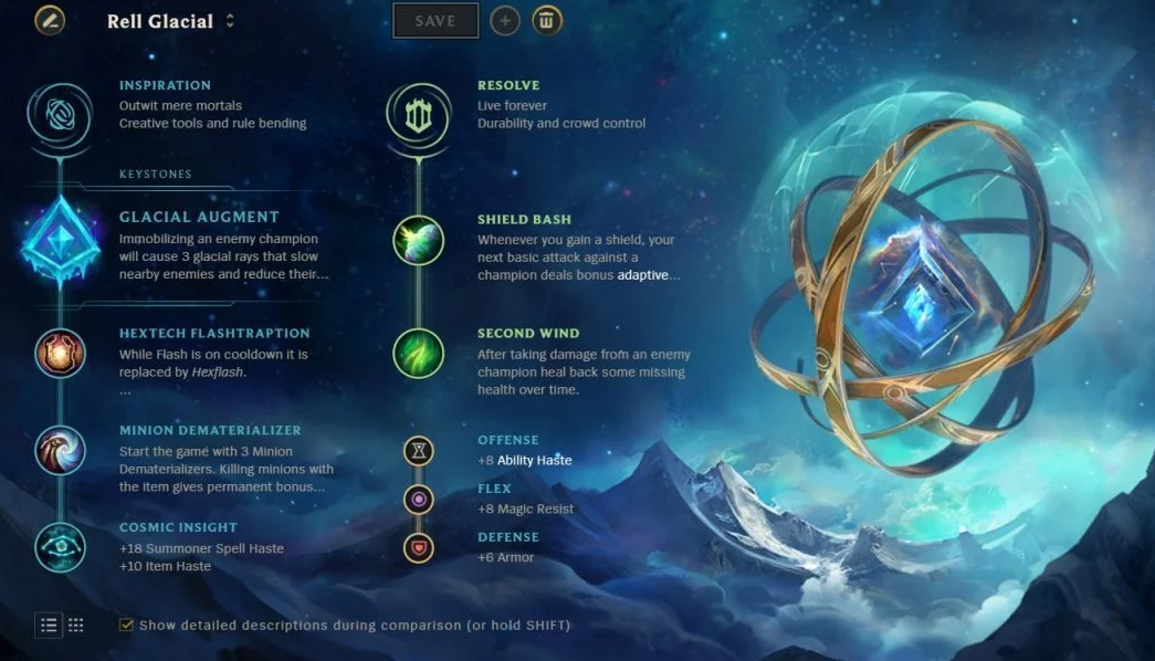 Runes on Rell Inspiration
