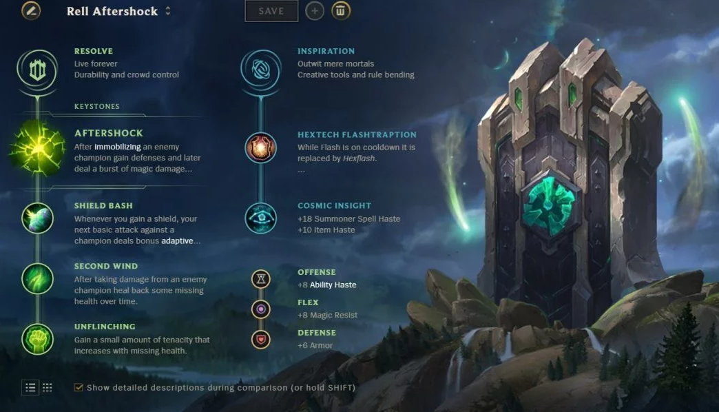 Runes on Rell