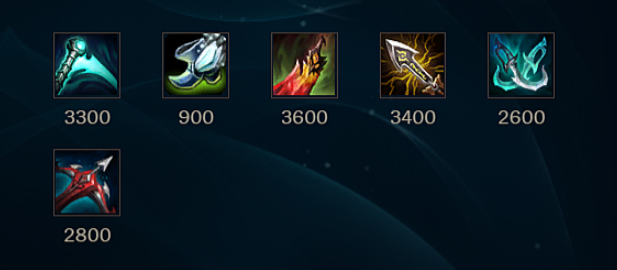 Samira in League of Legends build