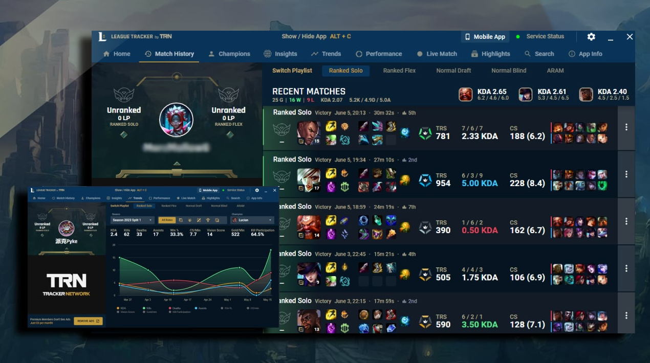 Stats Comparison