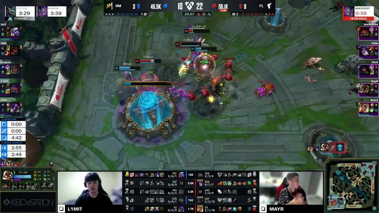 FENNEL and New Meta players compete in the deciding LJL game