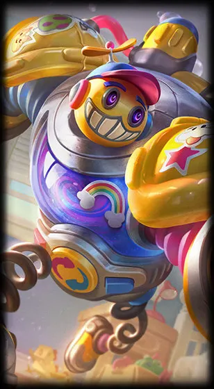 Bubble Bash Blitzcrank — Blitzcrank skin splash art